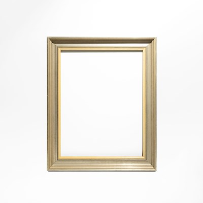 Lot 18 - Rectangular Giltwood Frame with Stepped Classical Moulding
