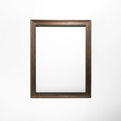 Lot 17 - Rectangular Wooden Frame with Dark Stained Finish