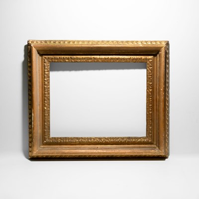 Lot 27 - Rectangular Giltwood Frame with Stepped Moulded Profile