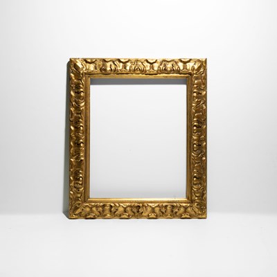 Lot 43 - Small Rectangular Giltwood Frame with Relief Decoration