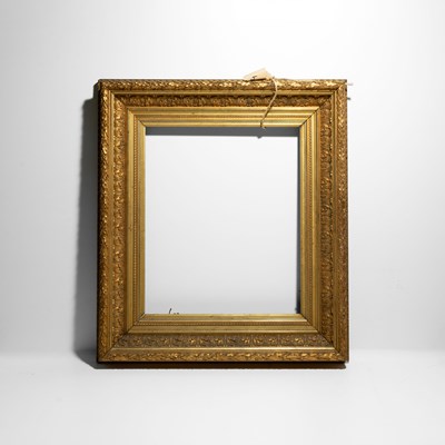 Lot 45 - Rectangular Giltwood Frame with Carved Decorative Moulding