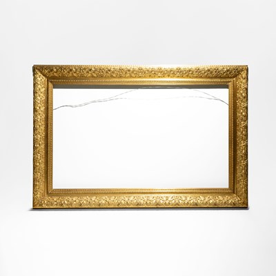 Lot 49 - Large Giltwood Frame with Richly Carved Floral Decoration, Late 19th Century
