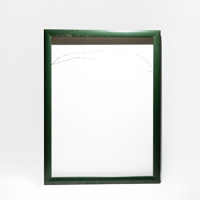 Lot 9 - Green-Painted Wooden Frame with Simple Profile, 20th Century