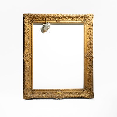 Lot 54 - Giltwood Frame with Richly Carved Foliate Decoration, Late 19th Century