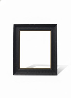 Lot 13 - A patinated natural wood frame