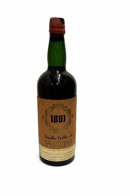 Lot 10 - An Exceptional and Rare Vinho Velho do Porto, 1881