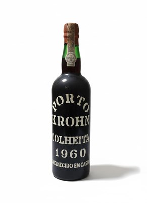 Lot 20 - Vintage Port, Krohn; Harvest 1960, aged in cask