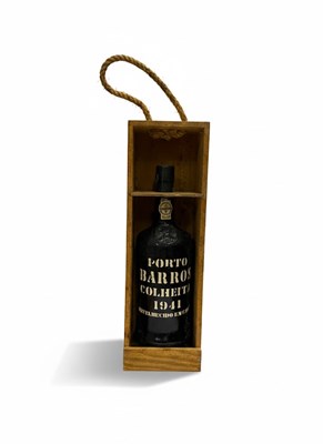 Lot 27 - A rare and historic 1941 Barros Colheita Port, age in oak cask