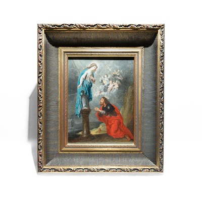Lot 98 - The Apparition of Our Lady of the Pilar to Saint James(Santiago, oil on canvas