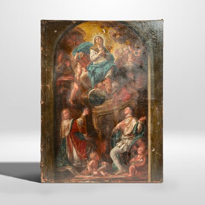 Lot 40 - The Virgin and Saint Louis, King of France