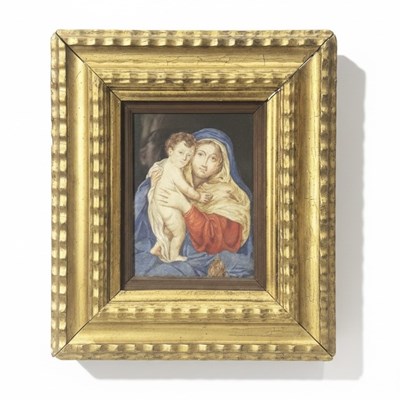 Lot 38 - The Virgin and Child with Artichoke Tempera on Vellum