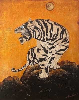 Lot 55 - ANH DAO- “Tiger in the Moonlight”