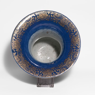 Lot 152 - A Powder-Blue and Gilt-Decorated 'Landscape' Zhadou