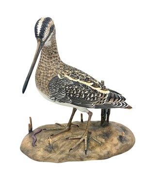 Lot 2 - A Vista Alegre Porcelain Figure of a Common Snipe