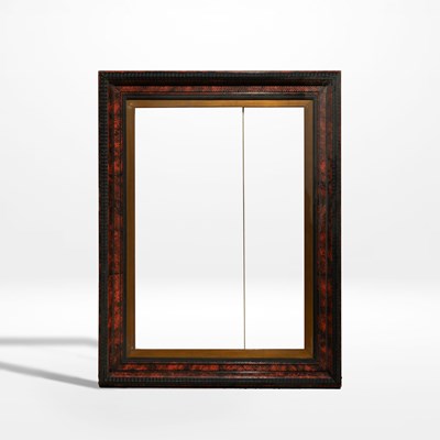 Lot 20 - A flemish-style ripple molded and faux-tortoiseshell frame